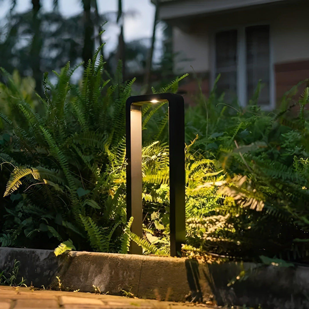LumaPost | Lampe de jardin LED moderne en aluminium – IP65 Résistant aux intempéries