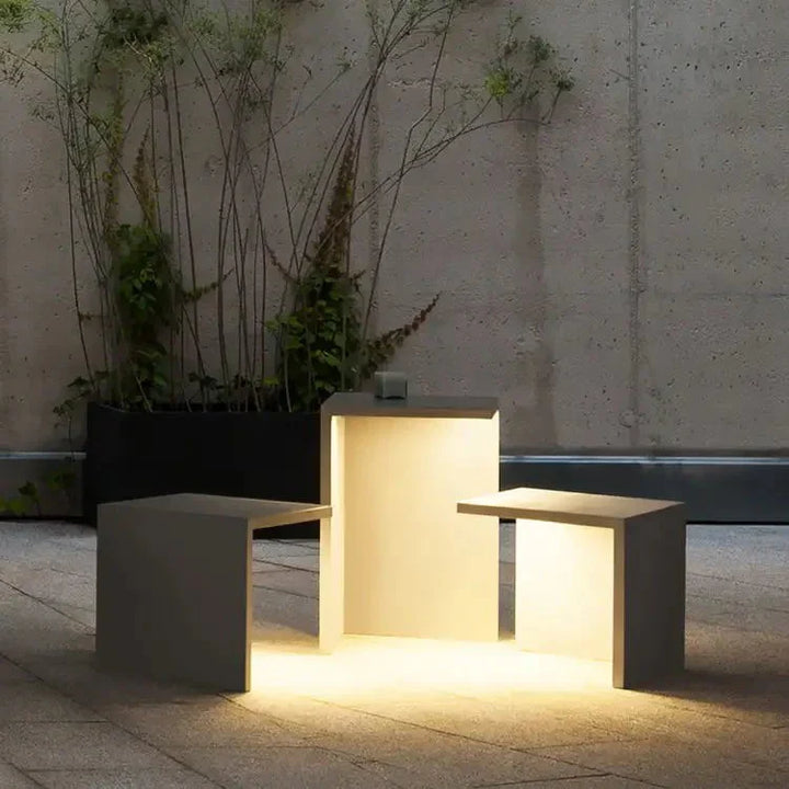 Solar Block Lane | Modern Outdoor Solar Lamp – Durable, Wireless &amp; Weatherproof