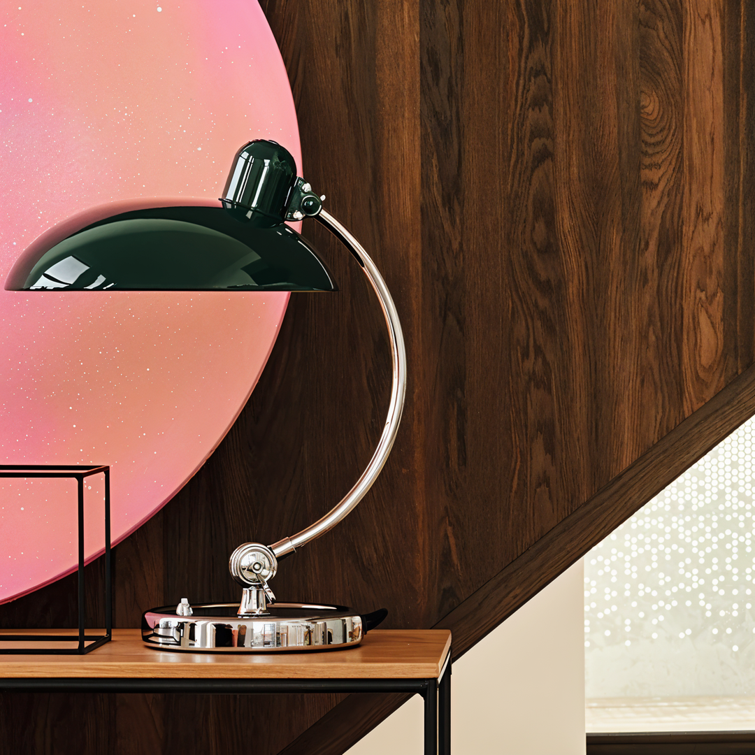 NostaChic™ Lampe de Table Vintage | Bras Réglable & Lumière LED Chaude