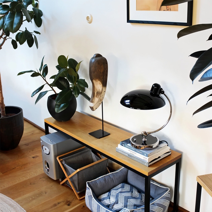 NostaChic™ Lampe de Table Vintage | Bras Réglable & Lumière LED Chaude