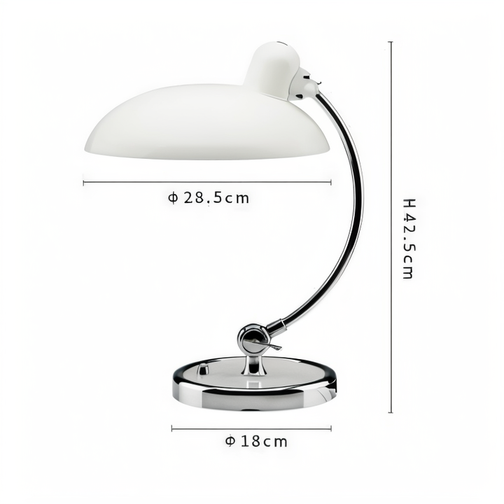 NostaChic™ Lampe de Table Vintage | Bras Réglable & Lumière LED Chaude