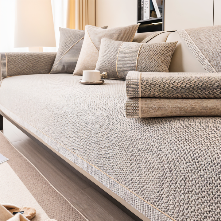 Housse de Banc Antidérapante | Protection Élégante | Ajustement Parfait & Lavable en Machine