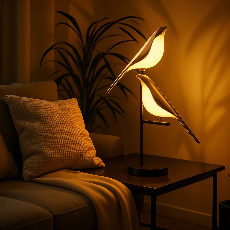Lumen™ | Lampe de table sculpturale Vogel