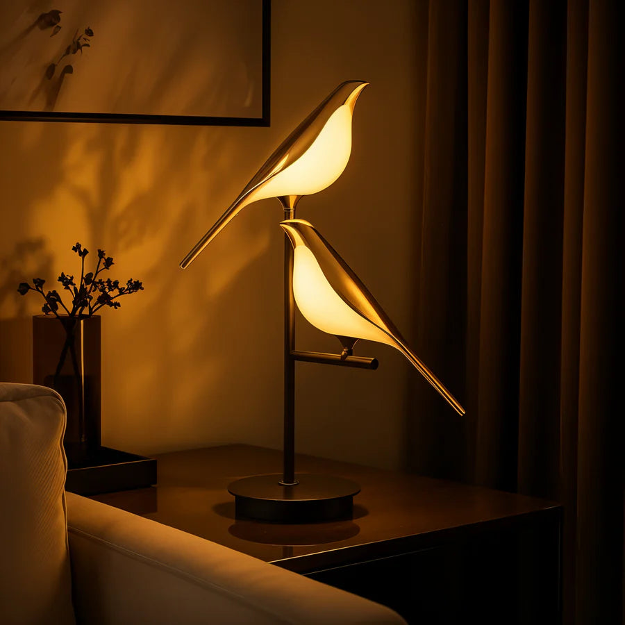 Lumen™ | Lampe de table sculpturale Vogel