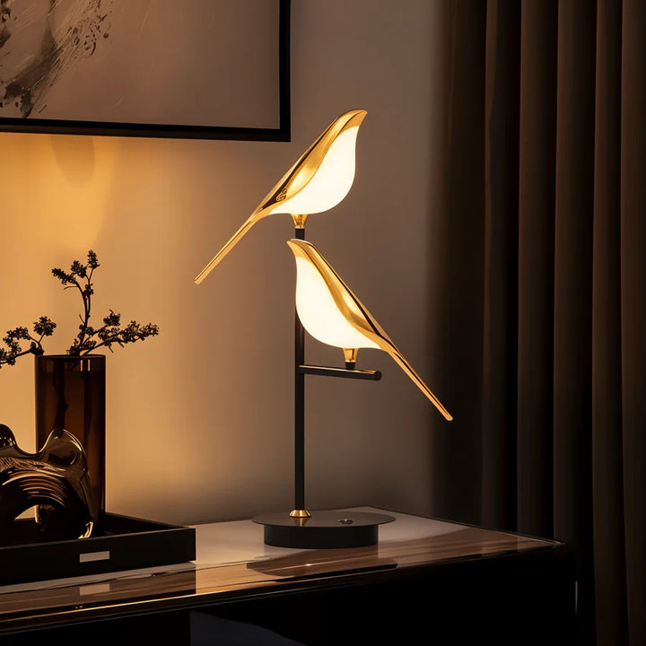 Lumen™ | Lampe de table sculpturale Vogel
