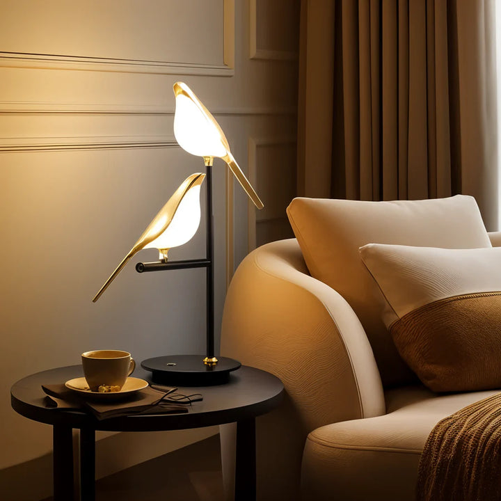 Lumen™ | Lampe de table sculpturale Vogel