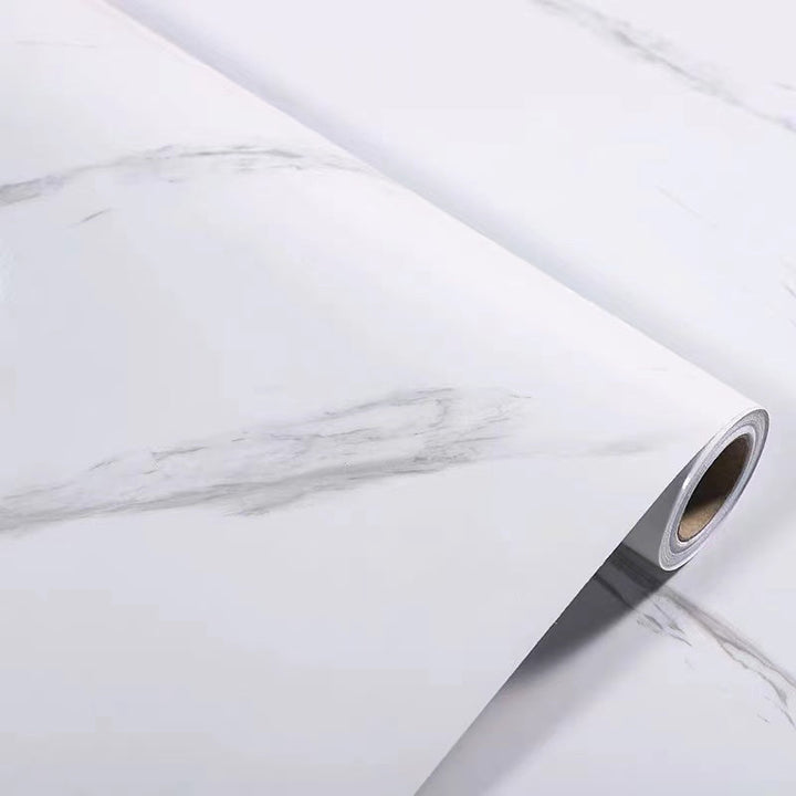 Marmo Bianco Mat | Papier Peint PVC Autocollant