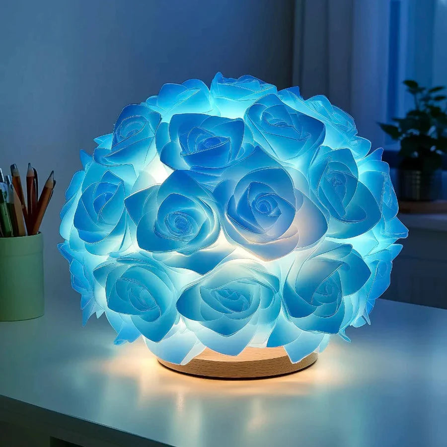 GlowRose™ | Lampe de rose d'ambiance avec une lueur chaude