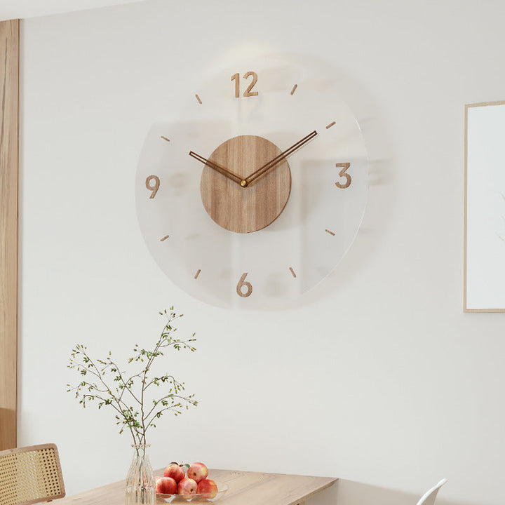 NordWood™ Horloge Murale Scandinave en Bois