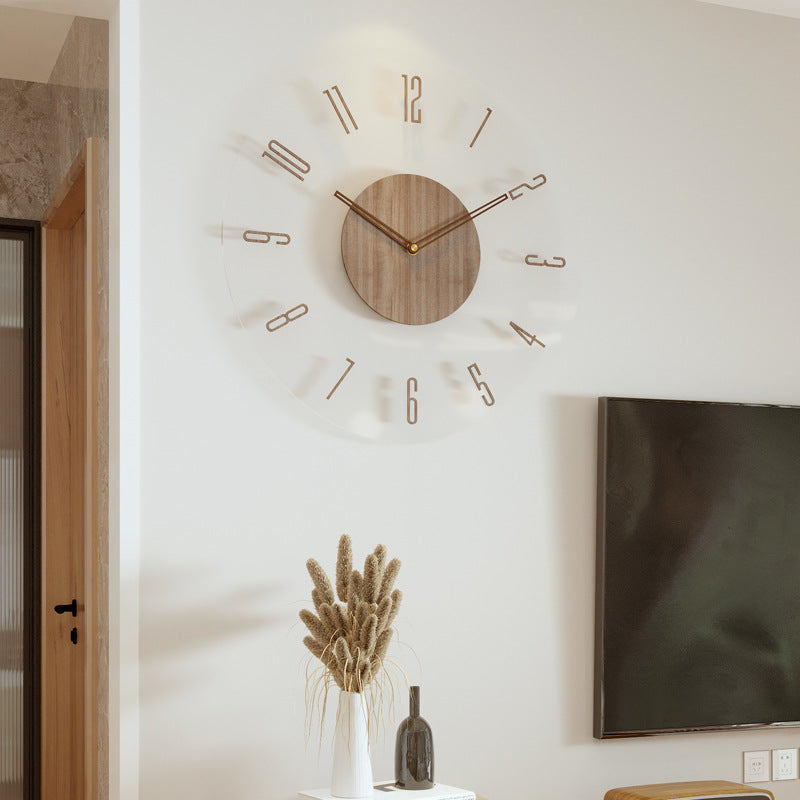 NordWood™ Horloge Murale Scandinave en Bois