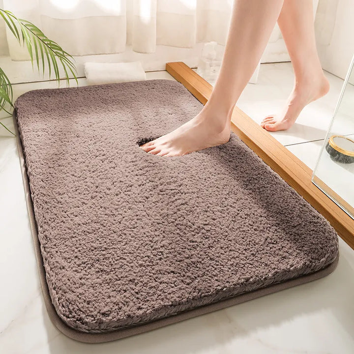 CloudLuxe Tapis de Salle de Bain Super Épais | Douceur Ultime | Antidérapant