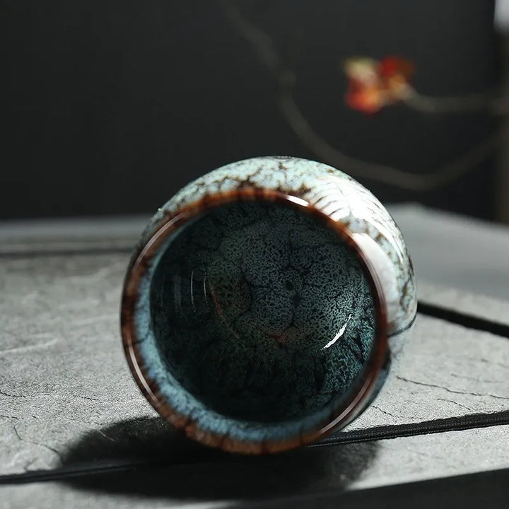 Kōkei Japandi Keramieken Kopjes | Handgemaakte set van 4