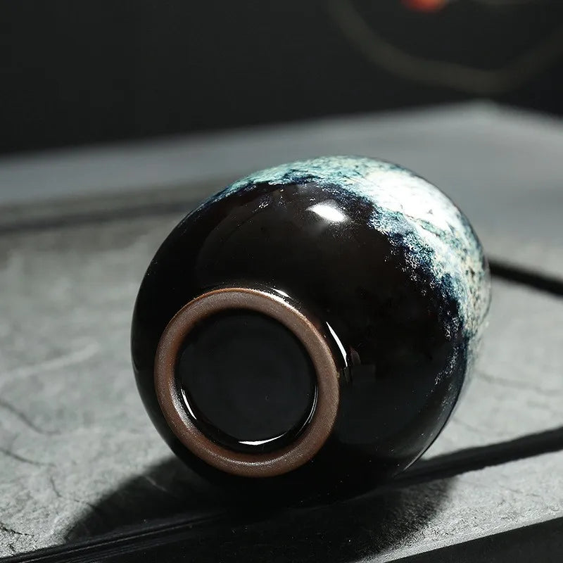 Kōkei Japandi Keramieken Kopjes | Handgemaakte set van 4