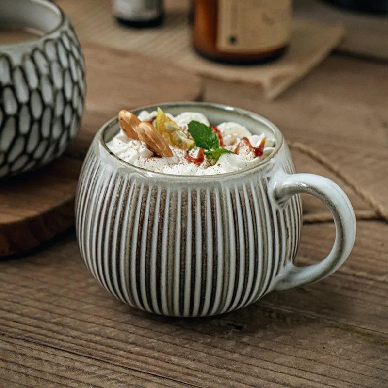 Scandinavische Keramieken Bekerset | Handgemaakt | Set van 2 | 200 ml