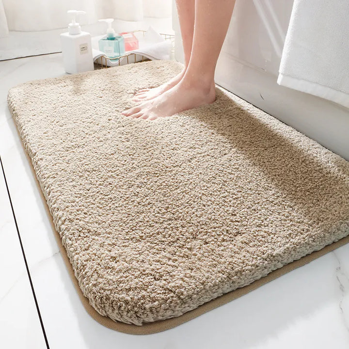 CloudLuxe Tapis de Salle de Bain Super Épais | Douceur Ultime | Antidérapant