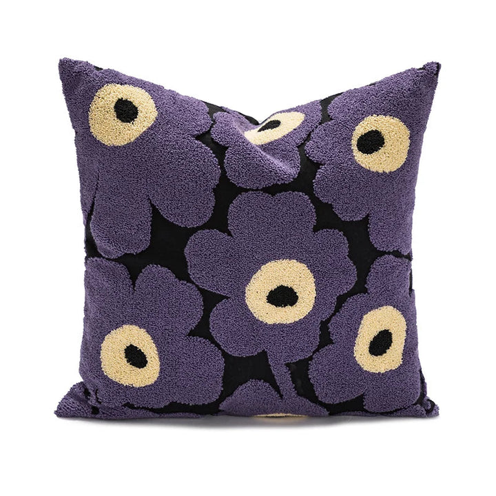 Flower-shaped cushion cover | Soft plush | 45 x 45 cm | No filling