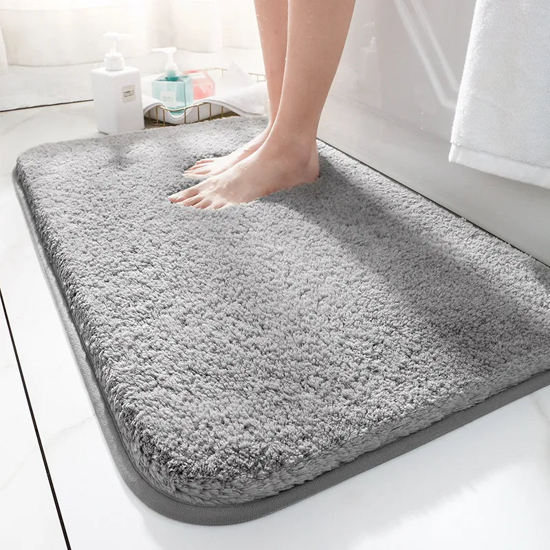 CloudLuxe Tapis de Salle de Bain Super Épais | Douceur Ultime | Antidérapant