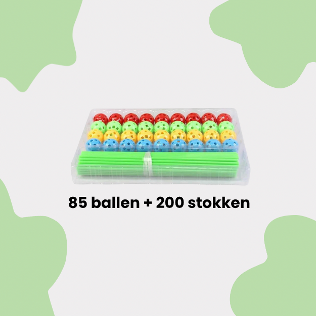 NEXO-Build™ | Ensemble de construction à billes et tiges | Plaisir créatif de construction pour jeunes et moins jeunes