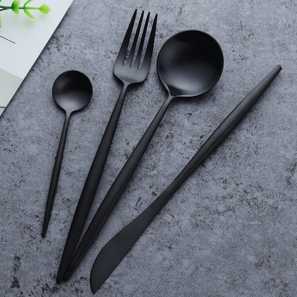 Spain Cutlery Set | Luxury 16- or 20-Piece Stainless Steel Set – Modern &amp; Elegant Design