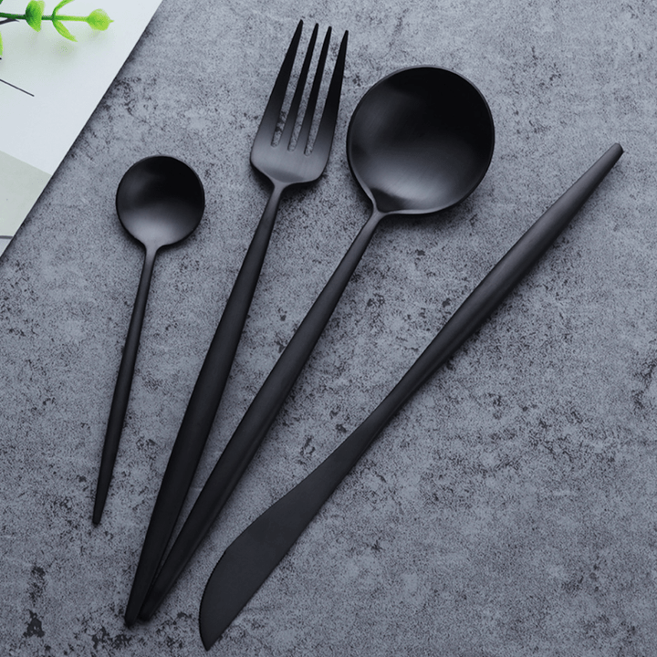 Spain Cutlery Set | Luxury 16- or 20-Piece Stainless Steel Set – Modern &amp; Elegant Design