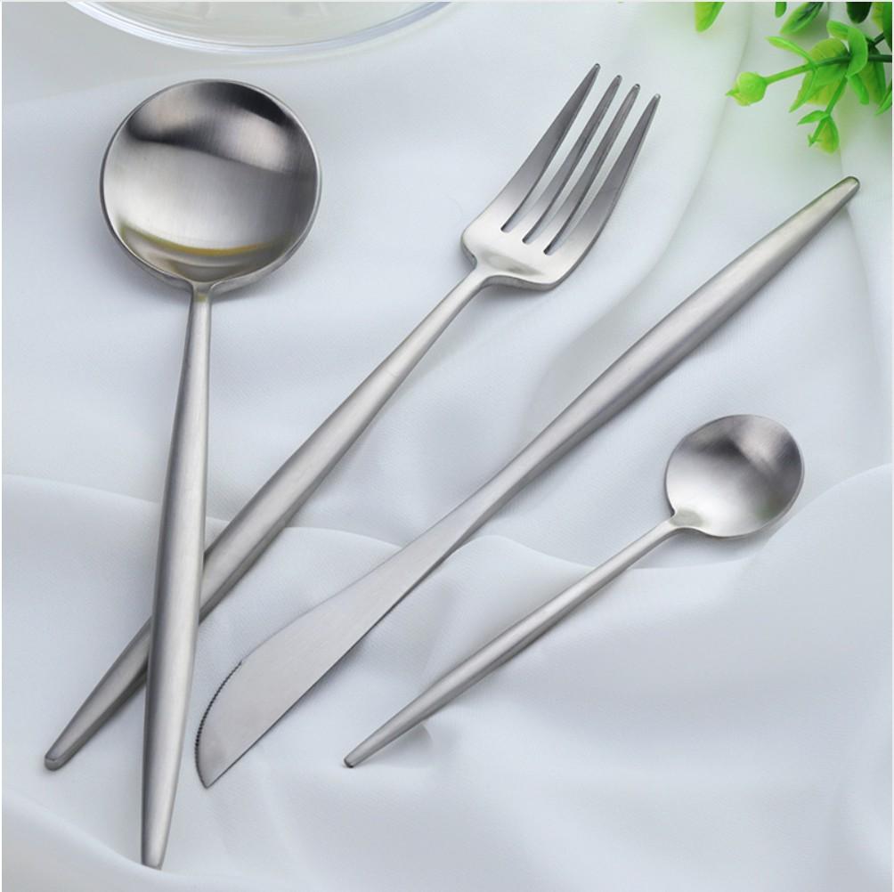 Spain Cutlery Set | Luxury 16- or 20-Piece Stainless Steel Set – Modern &amp; Elegant Design