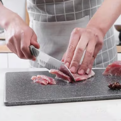 Ensemble de 3 planches à découper | Durable & Respectueux des couteaux | Avec poignée