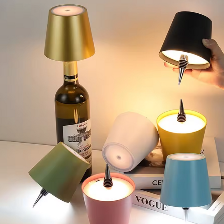 BottleGlow™ Lampe de bouteille sans fil | USB-C et variateur tactile