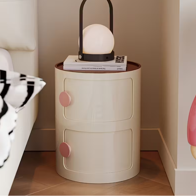 FlexiStore™ Multifunctioneel Nachtkastje | Draagbare Opbergkast met Lade