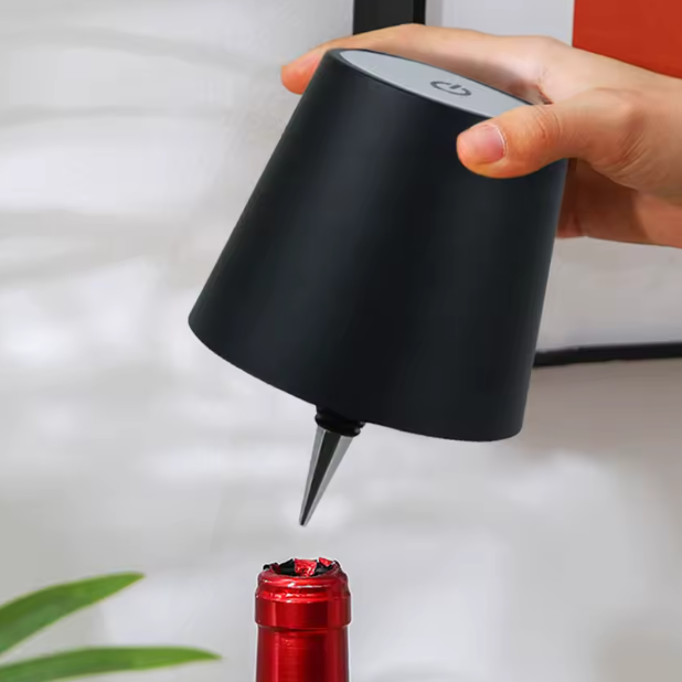 BottleGlow™ Lampe de bouteille sans fil | USB-C et variateur tactile