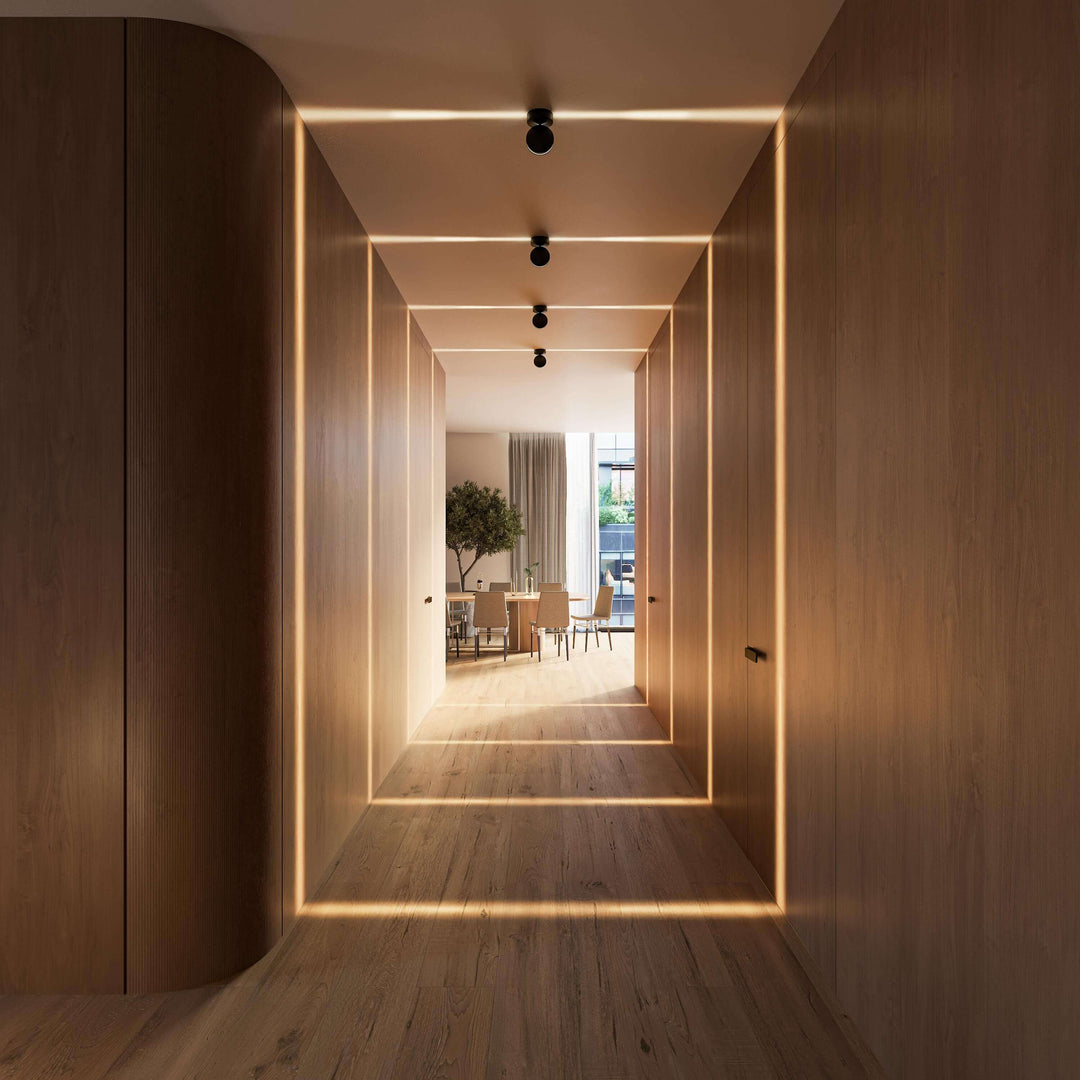 SPECTRA™ Applique LED | Lumière pivotante à 360° | Minimaliste Mat Blanc | Spectaculaire Jeu de Lumière