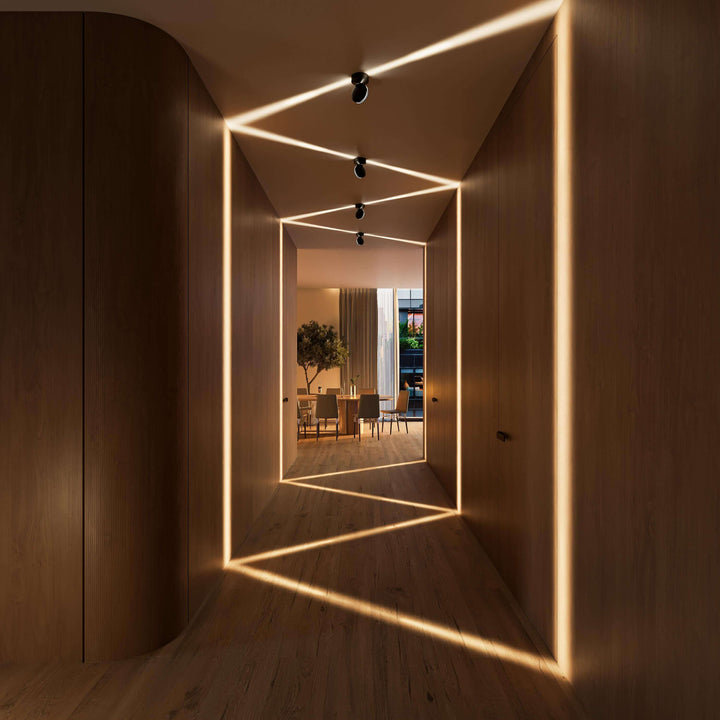 SPECTRA™ Applique LED | Lumière pivotante à 360° | Minimaliste Mat Blanc | Spectaculaire Jeu de Lumière