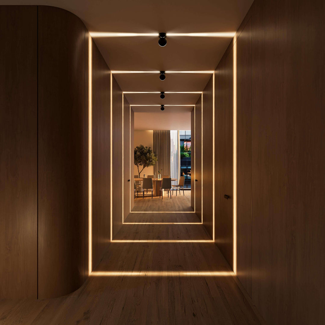 SPECTRA™ Applique LED | Lumière pivotante à 360° | Minimaliste Mat Blanc | Spectaculaire Jeu de Lumière