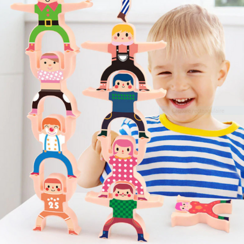 BuildGame™ | Jeu de pile rapide pour toute la famille | Plaisir des fêtes pour petits et grands