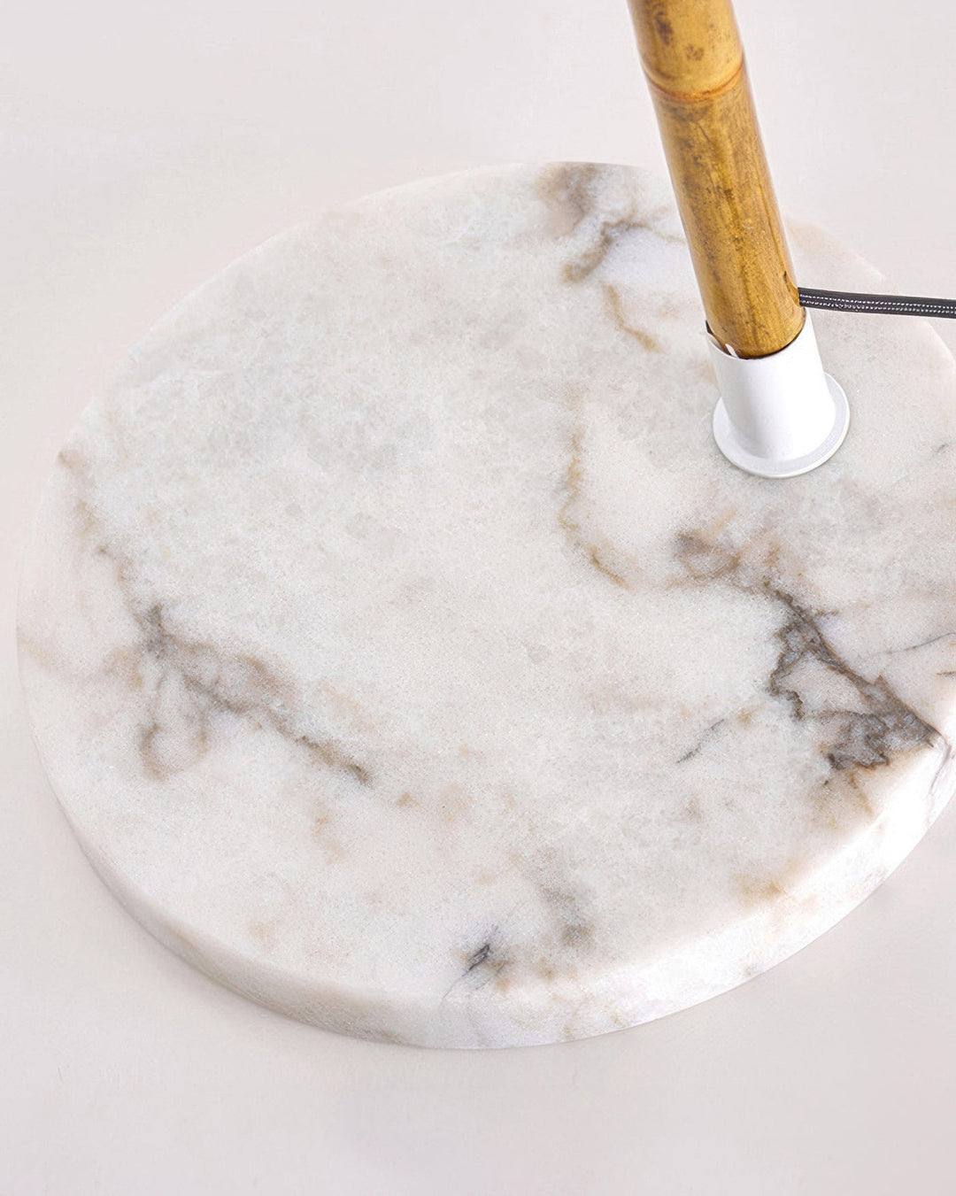 Lampe sur pied Balance Bamboo | Style Wabi-Sabi avec bambou et toile – Éclairage naturel apaisant