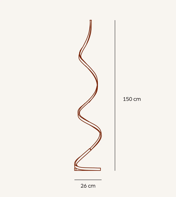 Wynd™ Lampe sur Pied LED | Lampe sur Pied Dimmable avec Interrupteur au Pied | 150 cm de Hauteur