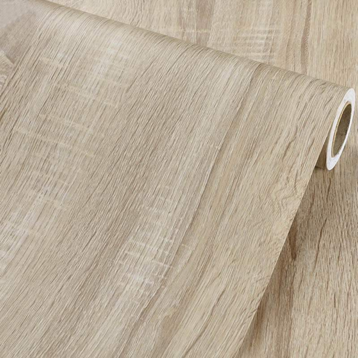 Legno Quercia | Papier peint PVC autocollant Bois Beige