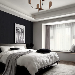 Legno Nero | Papier peint PVC autocollant noir