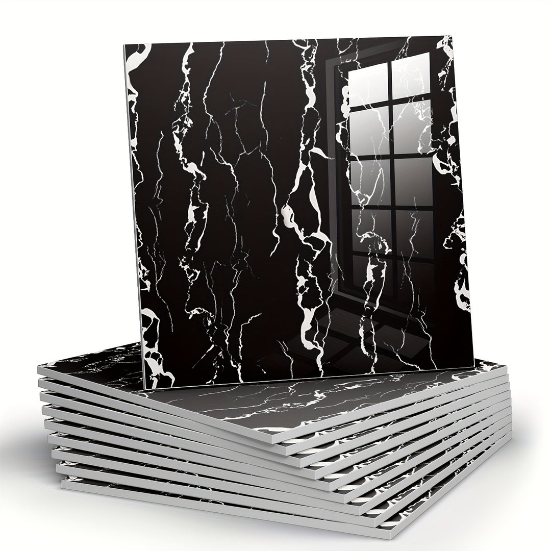 MarbleStick | Carreaux Muraux Autocollants Imitation Marbre – 10 Pièces