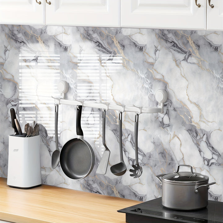 MarbleStick | Carreaux Muraux Autocollants Imitation Marbre – 10 Pièces