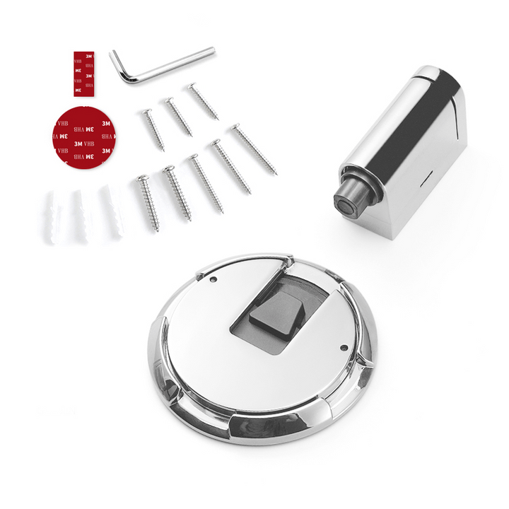 Butée de porte mécanique | Arrêt de porte verrouillable en alliage massif de zinc