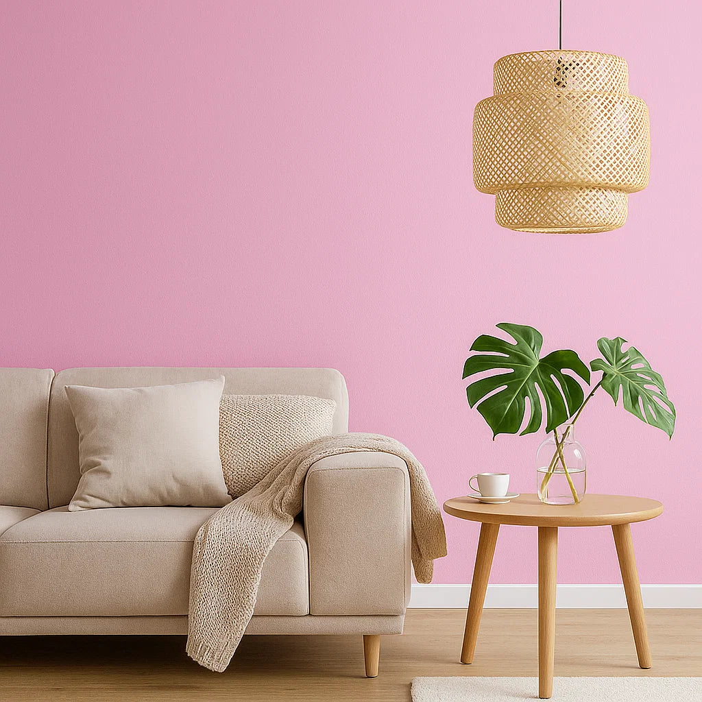 Solide Rose Intense | Papier Peint PVC Autocollant Rose