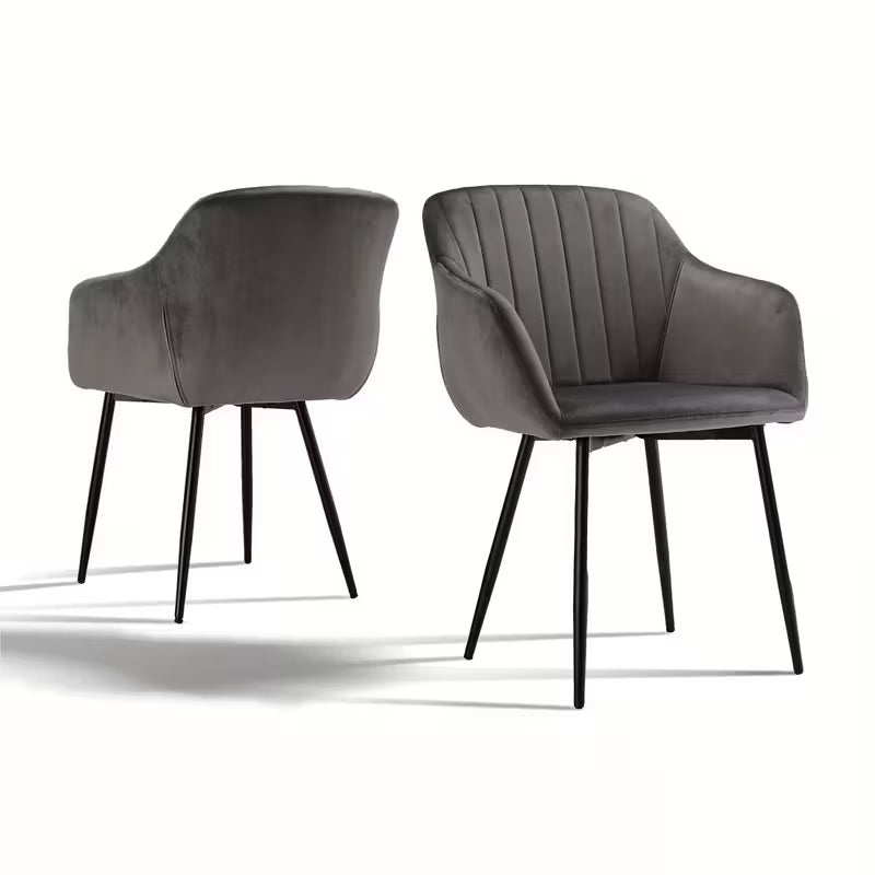 Chaise de salle à manger de luxe avec accoudoirs | Design confortable et élégant