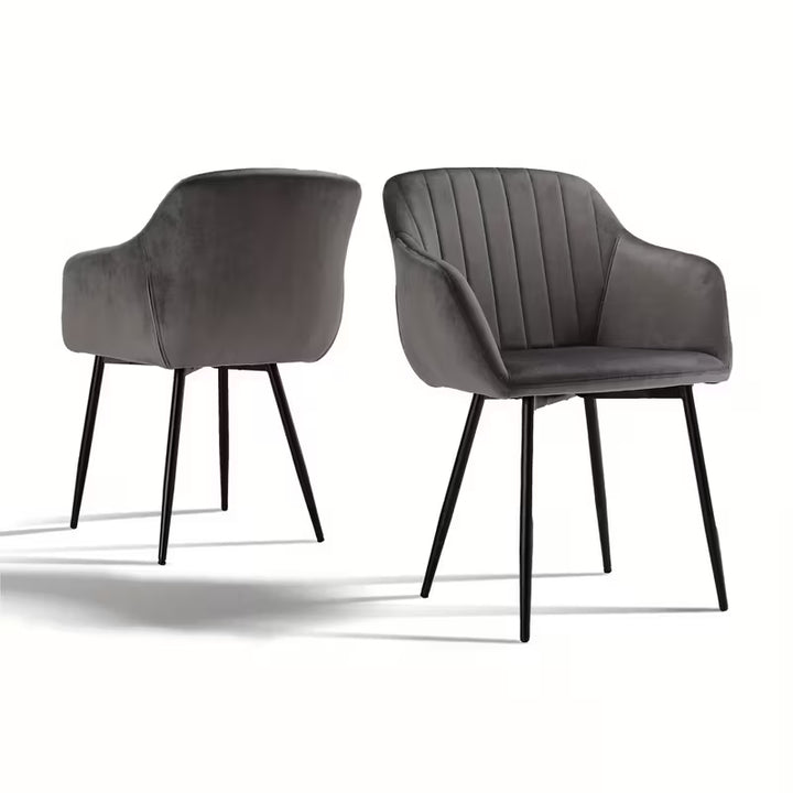 Chaise de salle à manger de luxe avec accoudoirs | Design confortable et élégant