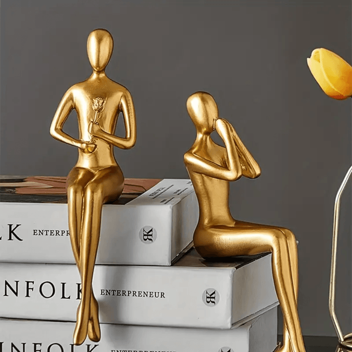 Sculpture en Résine de Luxe | Décor Artisanal Fait Main