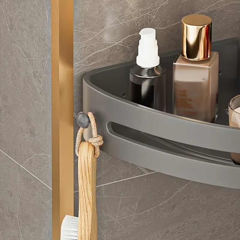 Self-adhesive bathroom shelves without drilling | Set of 2