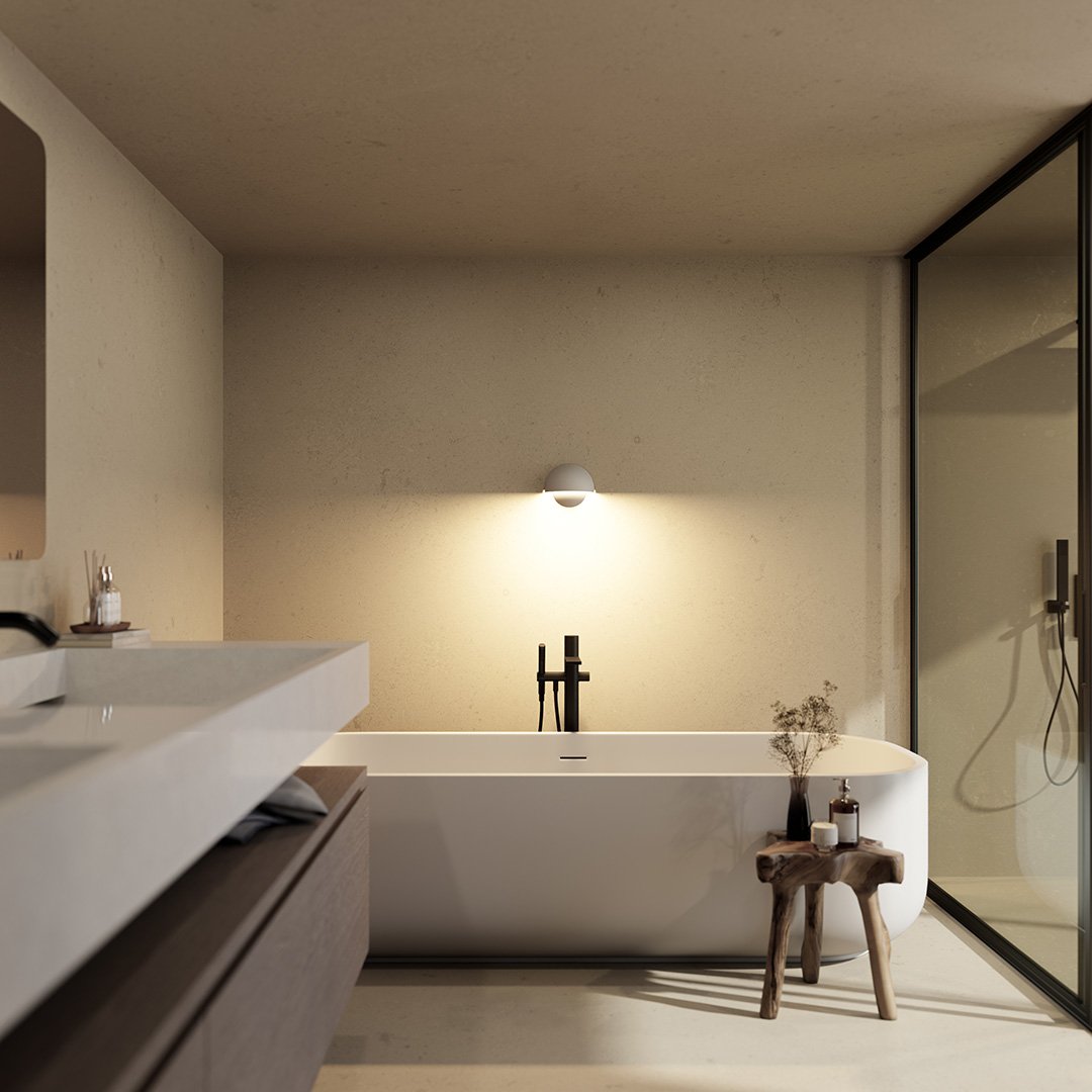 Orion™ Applique LED | Sans Fil ou Avec Câble | Lumière Chaude et Ambiante pour Intérieur & Extérieur