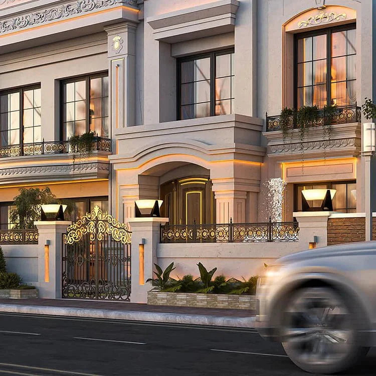 Lampe extérieure solaire Landing Light | Sans fil & Résistante aux intempéries | 27×27×17 cm