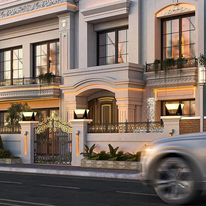 Lampe extérieure solaire Landing Light | Sans fil & Résistante aux intempéries | 27×27×17 cm