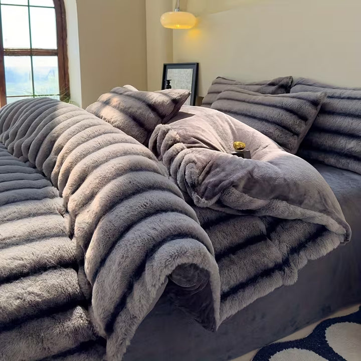 WinterLuxe™ Ensemble de literie en velours de lait 4 pièces | 200cm * 230cm