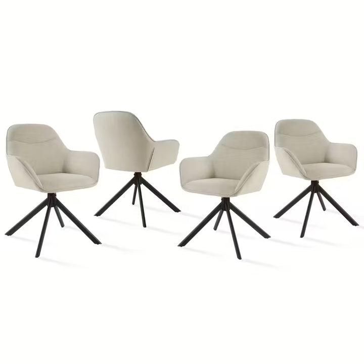 Chaise moderne pivotante à 360° | Design élégant et expérience d'assise confortable